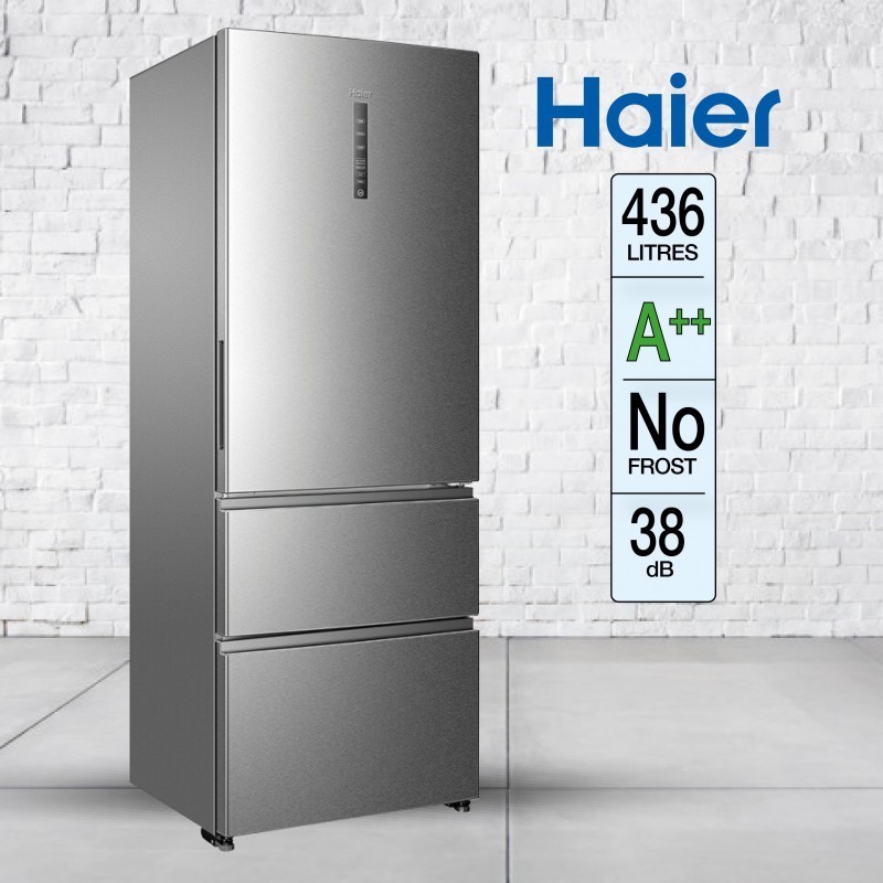 Combine inverse haier a 3 fe 743 cpj pas cher - Réfrigérateur, congélateur  - Achat moins cher