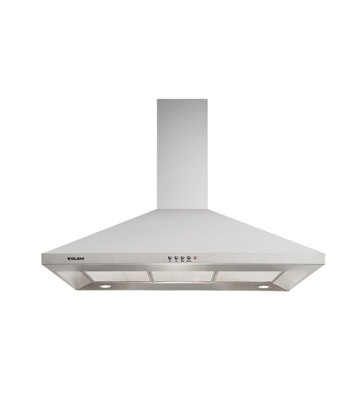 Hotte décorative murale 90cm GLEM GHP97WH Hotte décorative murale 90cm GLEM GHP97WH